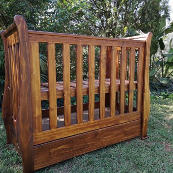timeless solid wood cot with adjustable height