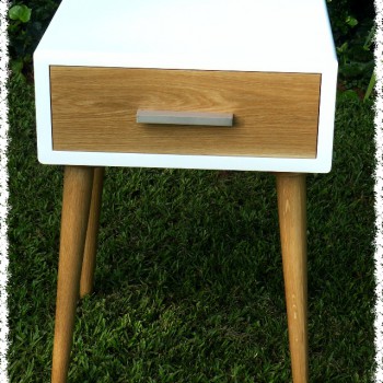 Modern scandi look bedside table.