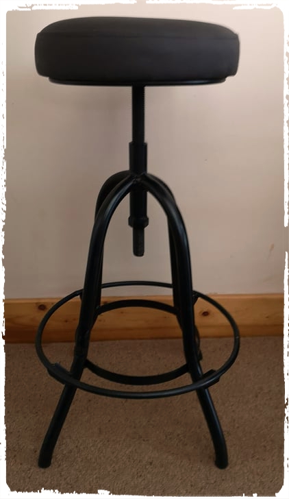 bar stool metalwork round seat
