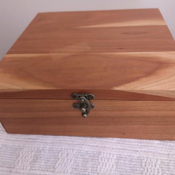 solid wood jewellery box