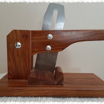 solid wood biltong slicer