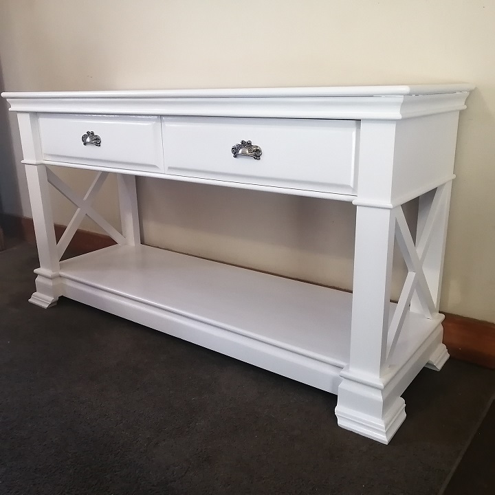 custom, solid wood painted server, Georgian style