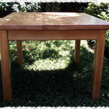 simple solid wood coffee table with beautiful wood grain